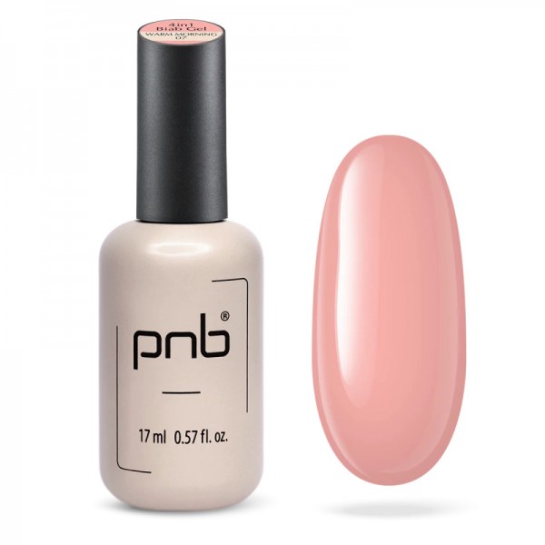 УВ/ЛЕД 4 in 1 BIAB Гел PNB, топло утро, 17 мл