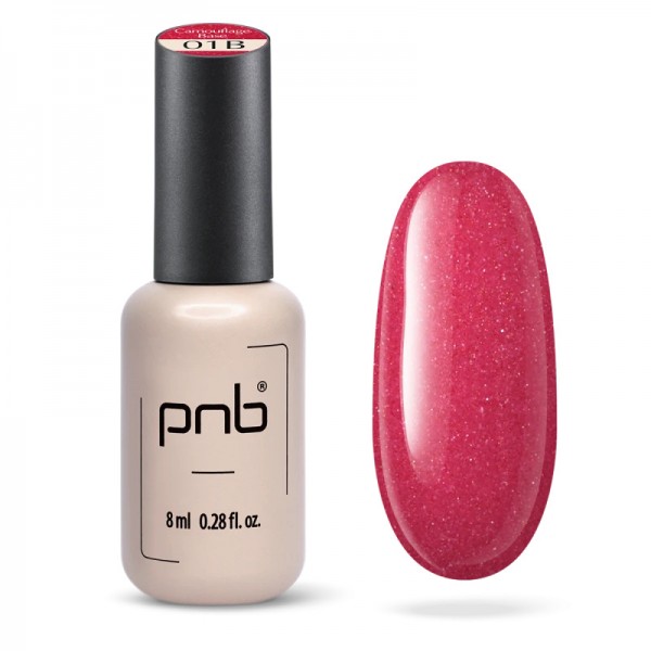 УВ/ЛЕД Камуфлажна каучукова основа PNB 01В Abrazo Rosado 8 мл